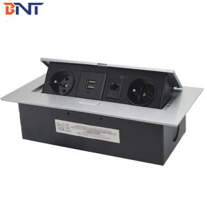 Keep Product In Stock Tabletop Ppop Up Power Data Outlet Square Button With USB Charger