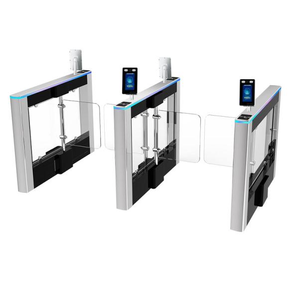 Cheap Public Library Security Turnstile Gate Quiet Operation and ADA Compliant Design for sale
