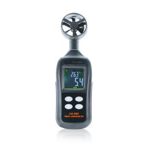 China 84g Handheld Digital Anemometer Wind Speed Meter Air Flow Temperature on sale