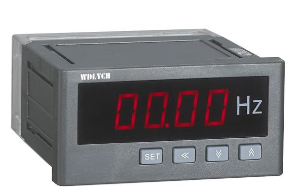 Cheap Single Phase Digital Frequency Panel Meter , Complex Electrical Frequency Meter Analog Signal Input for sale