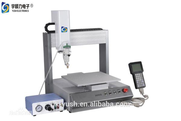 Cheap Double Platform CNC Desktop Glue Dispensing Machine For SMT Production Line for sale