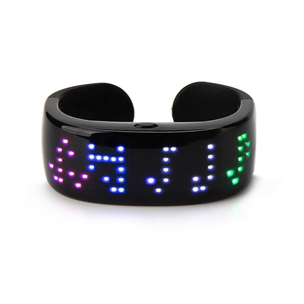 Cheap APP Control Remote Control LED Bracelet Programmable USB Recharge for sale