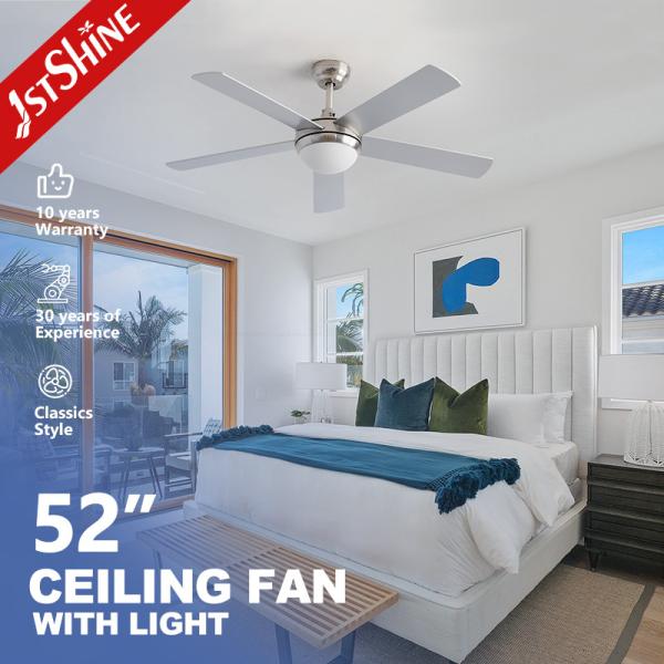 Cheap AC Ceiling Fan With Light 3 Speed Remote Control MDF Blade for Home for sale