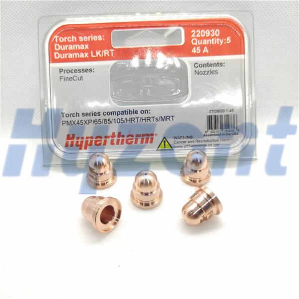 Cheap Powermax 65 85 45A 220930 Hypertherm Fine Cut Nozzle for sale