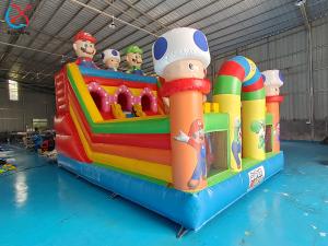Best Customized Inflatable Slides Playground Super Mario Park Inflatable Bouncy House wholesale
