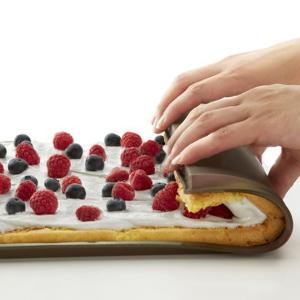 High temperature resistant BPA Free cake baking pan bread roll tray silicone baking mat