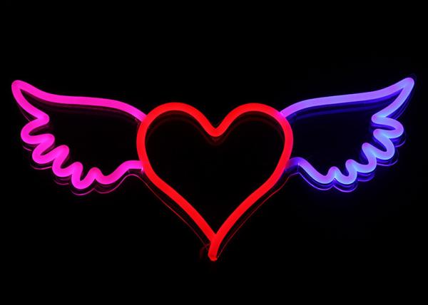 Cheap Red Neon Signs For Home , Remote Control Dimmable Custom Led Light Signs for sale