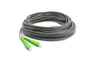 Best SC / APC Optical Fiber Pigtail Single Mode Simplex 2 Core 50M With LSZH Jacket wholesale