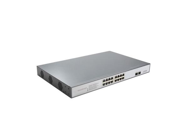 Cheap 36Gbps Power Over Ethernet Switch 16 Port Meet With IEEE802.3af Standard for sale