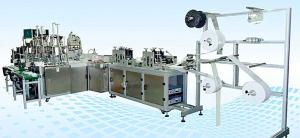 China Ear Loop Pollution Mask Making Machine , Non Woven Mask Folding Machine on sale