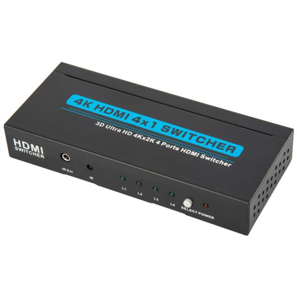 Cheap 10.2Gbps 4Kx2K 4 Input 1 Output HDMI Switch for sale
