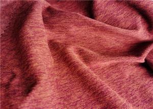 Best Elastic Dri Fit Sportswear 160CM Melange Effect Fabric wholesale