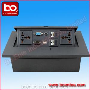 China Pop Up Type Conference Table Power Outlet For Office Furniture on sale