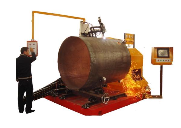 Cheap Big Diameter Portable CNC Profile Cutting Machine 300-1250mm Pipe OD for sale