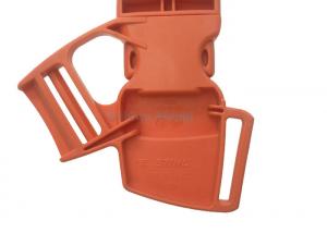 Best Orange Precision Injection Molding Plastic Strap Buckle For Backpack Belt / Bag Parts Accessories wholesale