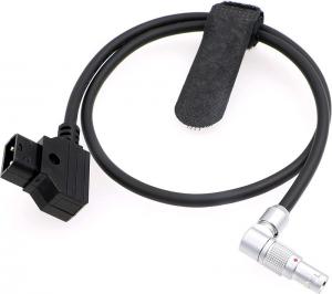 China Zacuto Kameleon EVF Camera Power Cable Rotatable Lemo Right Angle 4 Pin Male To Reverse D-Tap on sale