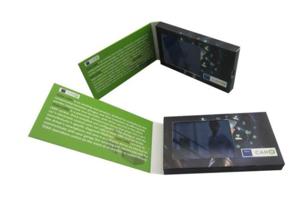 Cheap 2.4 inch video name card with cmyk print,2.4 inch LCD display with business card size for sale
