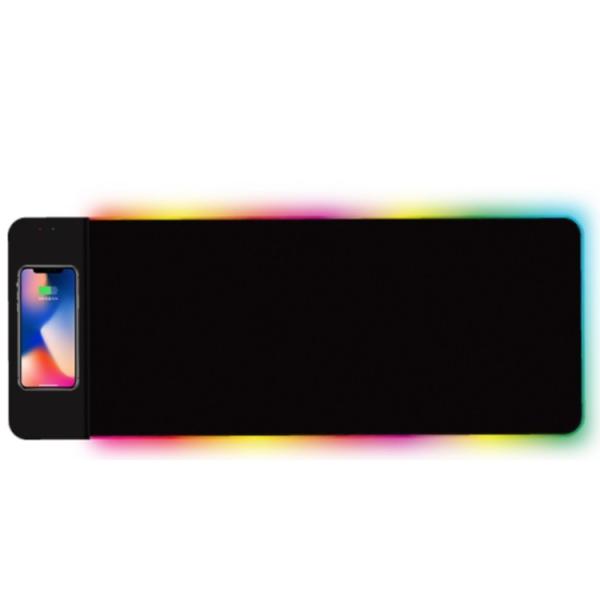 Cheap Mouse Pads Led Wireless Rgb Custom Logo Printed Customised Gaming Large Rgb Mouse Pad Keyboard Mat for sale