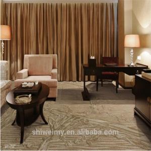 China Brown emboss of tree 3D pattern PP material carpet for studio on sale