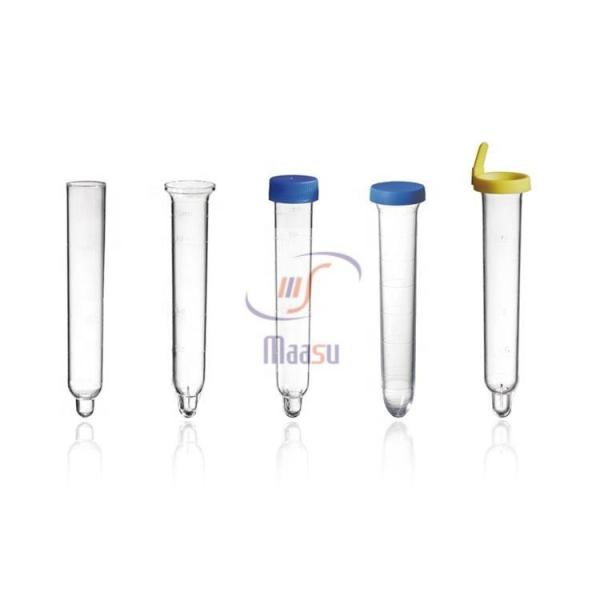 Cheap 12ml PP Plastic Test Tube With White Graduation for sale