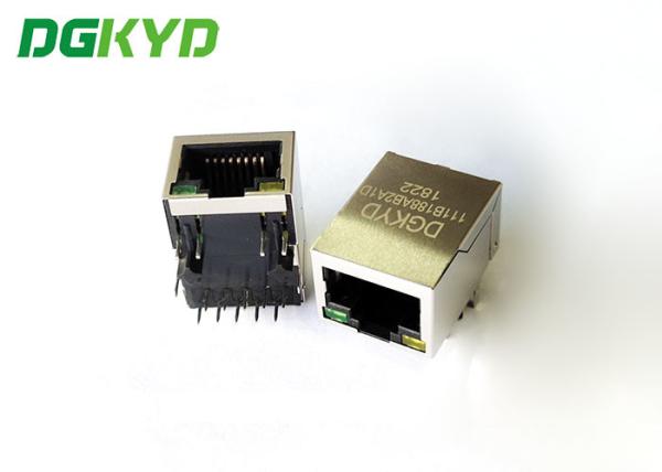 Cheap 1X1 Single Port TAB Down RJ45 Network Connector for sale