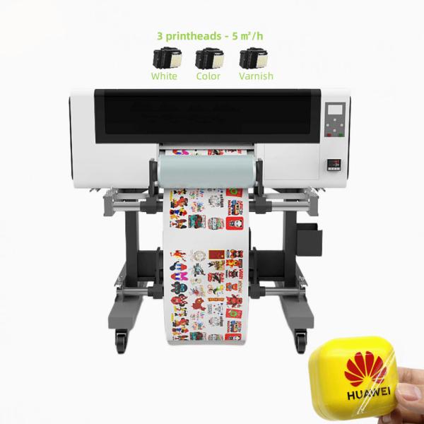 Cheap UV DTF Printer Roll Laminator A3 Printing Machine Stickers Printer TX800 Three Heads Roll To Roll Inkjet Printer for sale