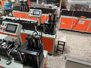 Customized Omron Control Air Filter Frame Making Machine With Adjustable Air Pressure