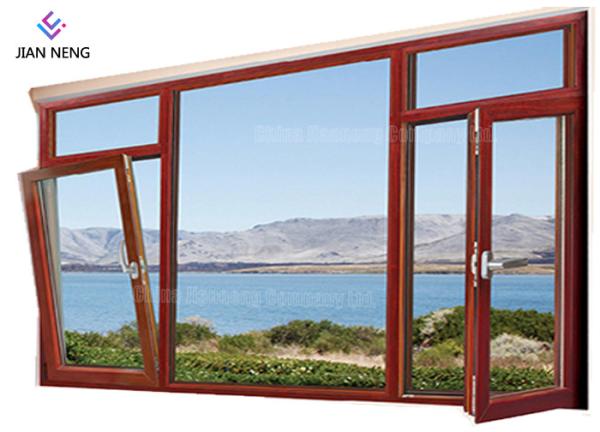 Cheap Customized Modern Aluminum Windows , Windproof Custom Made Aluminium Windows for sale
