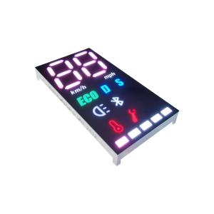 Best 35mcd Multicolour Seven Segment LED Display 3 Digit 635nm For Motorcycle wholesale
