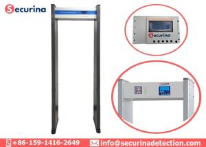 China Security Alarm Door Walk Through Metal Detector 6 Zones Body Scanner 15W 50/60Hz on sale