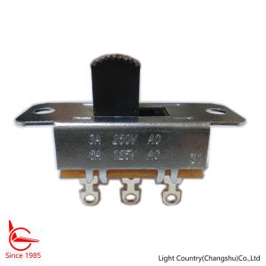 China Light Country SUS Slide Switch, DPDT ON-ON, 35*13*9mm, UL, 3A 250V AC on sale