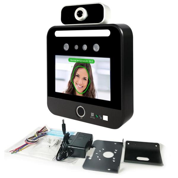 Cheap Standalone RS485 Temperature Face Recognition Terminal Pass Scan Reader for sale