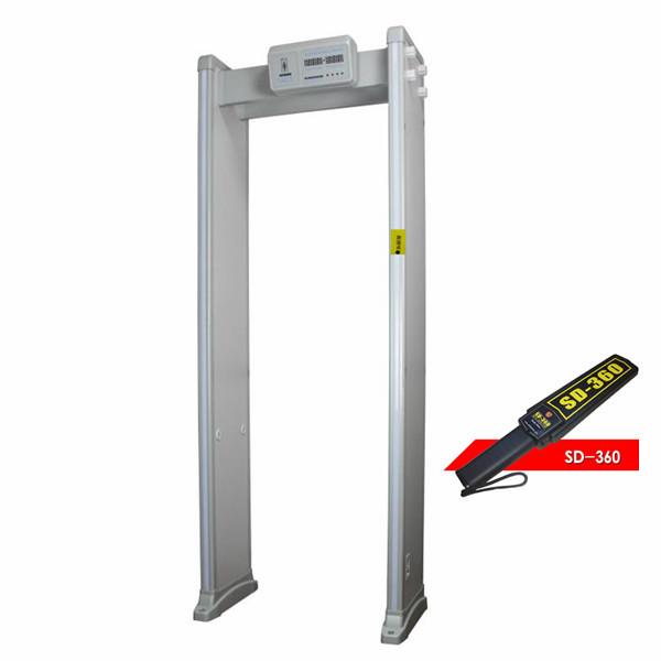 Cheap Multi Zone Door Frame Metal Detector , Public Security Walk Through Gate for sale