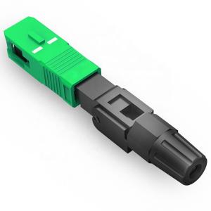 China SC 45dB UPC 55dB APC Green FTTH Fast Connector Type B Cold Connector on sale