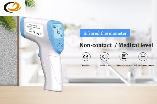 Cheap Simple Use Contactless Infrared Thermometer , Non Contact Temperature Gun for sale
