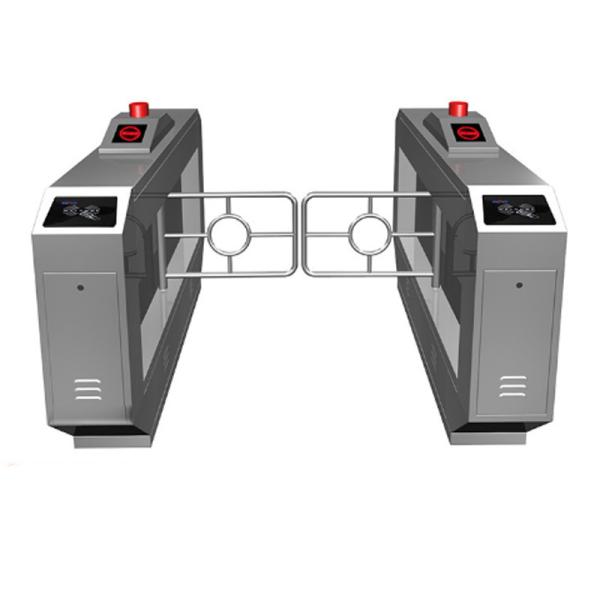 Cheap Swing Gate Turnstile Security Systems , Rfid Card Reader Automatic Gate Barrier System for sale