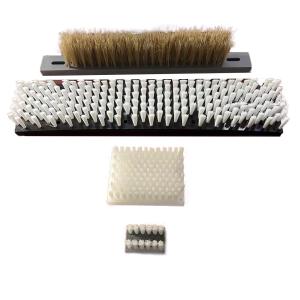 China Lath Machine Tool Brush Hard Nylon CNC Router Dust Shoe Brush High Temperature Resistant on sale