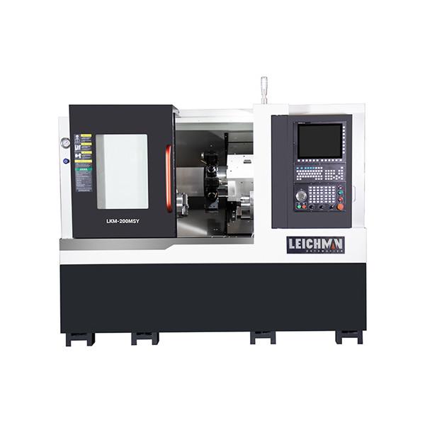 Cheap Double Spindle Synchronous Cnc Lathe LKM-200MSY for sale