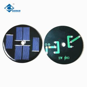 China 3V Polycrystalline Silicon solar cells 0.22W Mini Epoxy Resin Solar Panel ZW-R60 Light Weight small solar panel on sale
