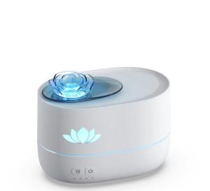Best 350ml Fire Flame Humidifier With Timer Setting And Led Light 7 Colors wholesale