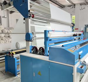 1.5kw Fabric Roll Measuring Machine Auto Edge