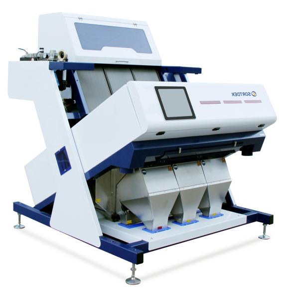 Cheap CCD Rice Color Sorter Three Channels With Intelligence Operation Surface for sale