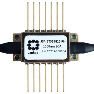 Janhoo 1550nm G=25dB professional SOA Polarization Maintaining Butterfly SOA