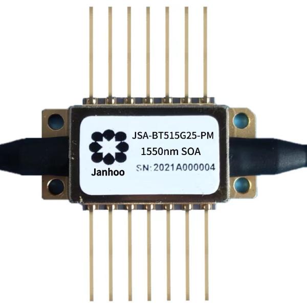 Cheap Janhoo 1550nm G=25dB professional SOA Polarization Maintaining Butterfly SOA for sale