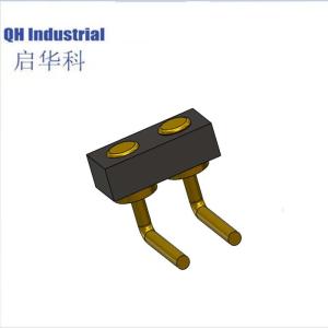 China 2Pin 2.54mm Pitch Italy Dvd Connector Magnetic spring loaded pin Connector Spring Loaded spring loaded pin Connector on sale