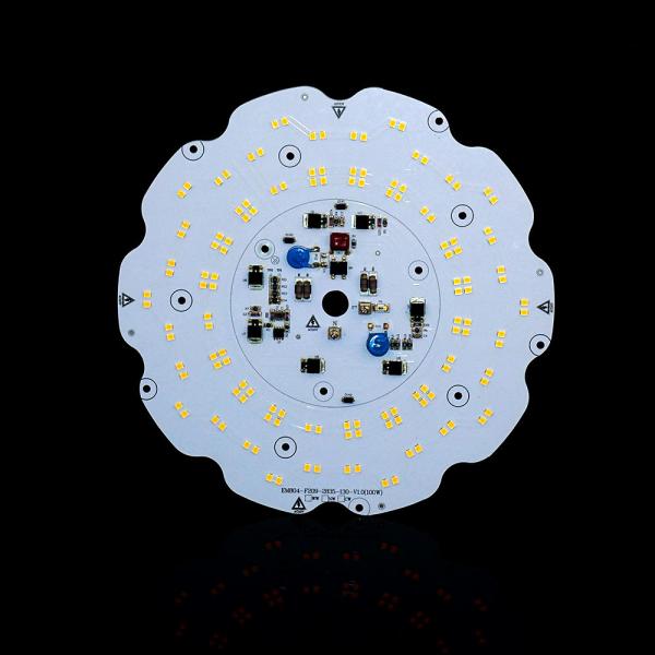 Cheap SMD 2835 Chip DOB Round LED PCB Assembly Custom Injection Made for sale