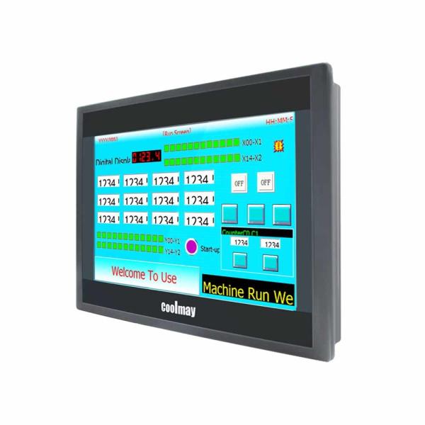 Cheap 1024x600 NULL HMI PLC All In One 10.2'' Ethernet Hmi Plc Remote Controller for sale