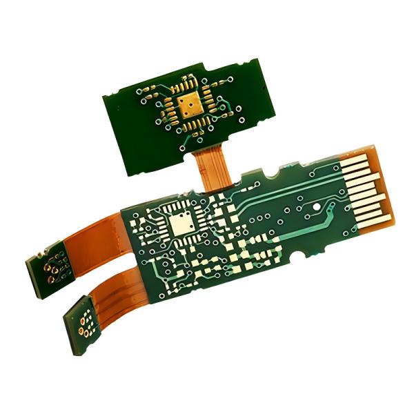 Cheap 4MIL Rigid Flex Circuit Boards HASL Green Printed Circuit Board for sale