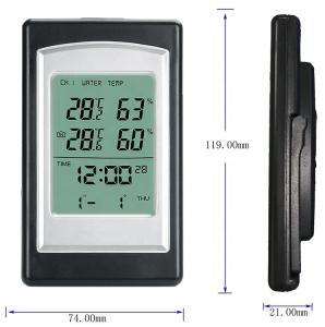 China Indoor Electronic Thermo Hygrometer Sensor Meter -40 To 60 ° C Outdoor Temperature Range on sale
