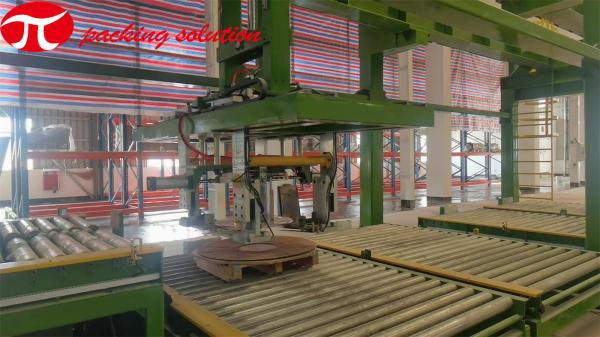 Cheap Automatic Copper Coil Wrapping Machine  PLC Control OD 600mm-1200mm for sale